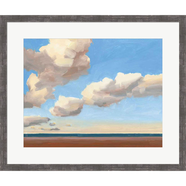 Red Barrel Studio® Seascape III Framed On Plastic / Acrylic by James